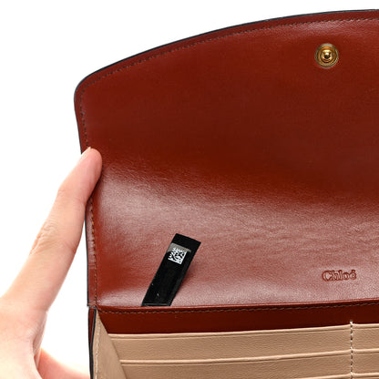 Chloe Smooth Calfskin Chloe Long Wallet Tan 7 of 7