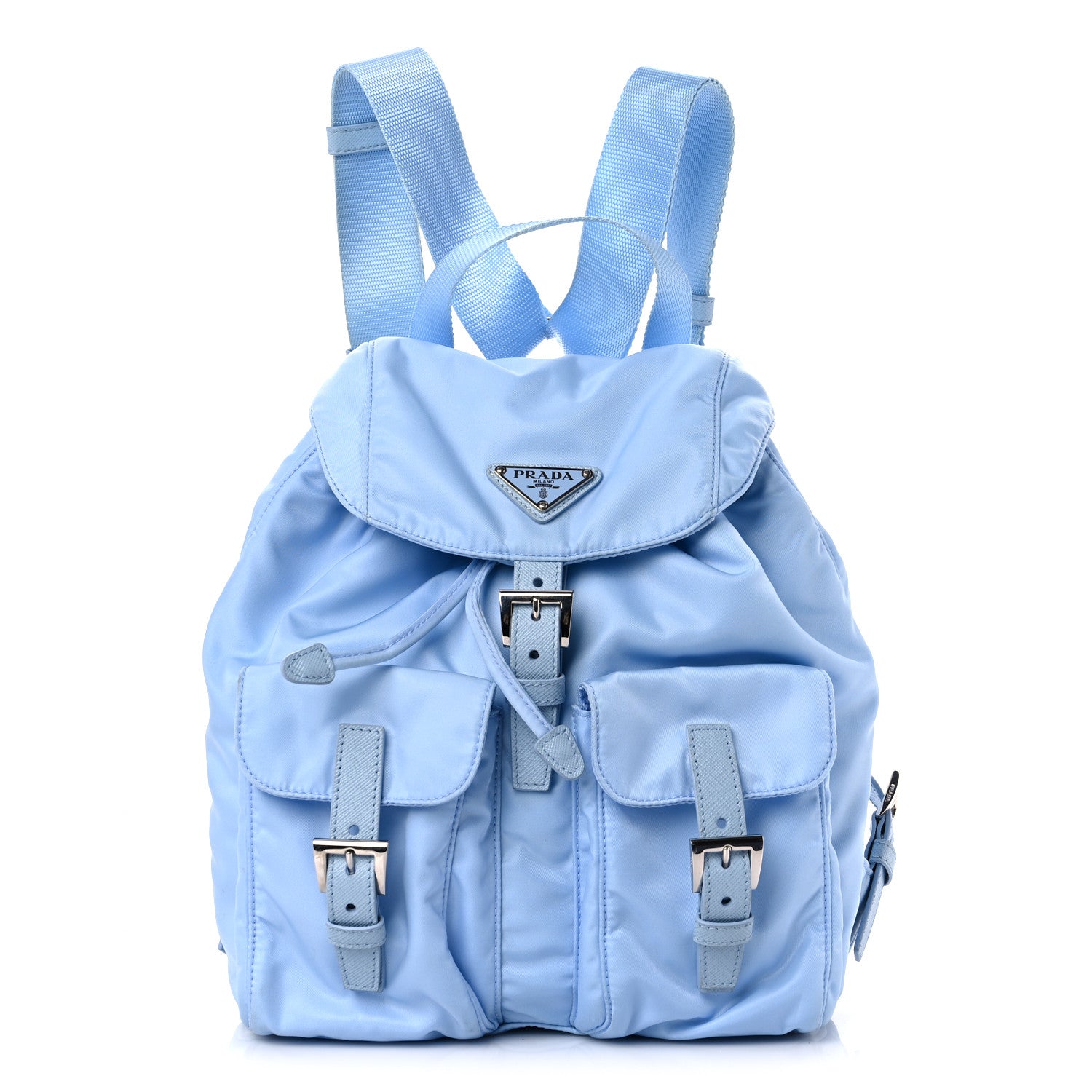 Prada Tessuto Nylon Vela Small Backpack Celeste 1 of 13
