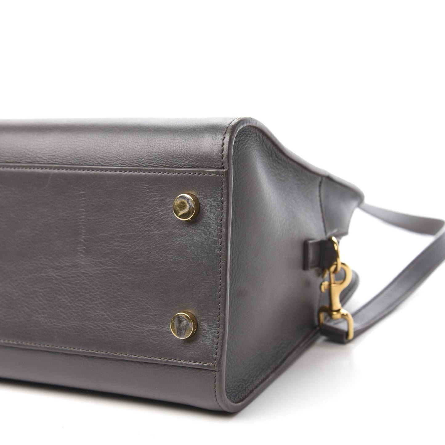 Calfskin Small Monogram Cabas Grey