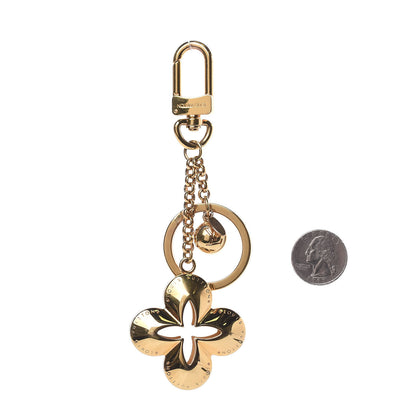 Louis Vuitton Metal Eclipse Bag Charm Key Holder Gold 2 of 5