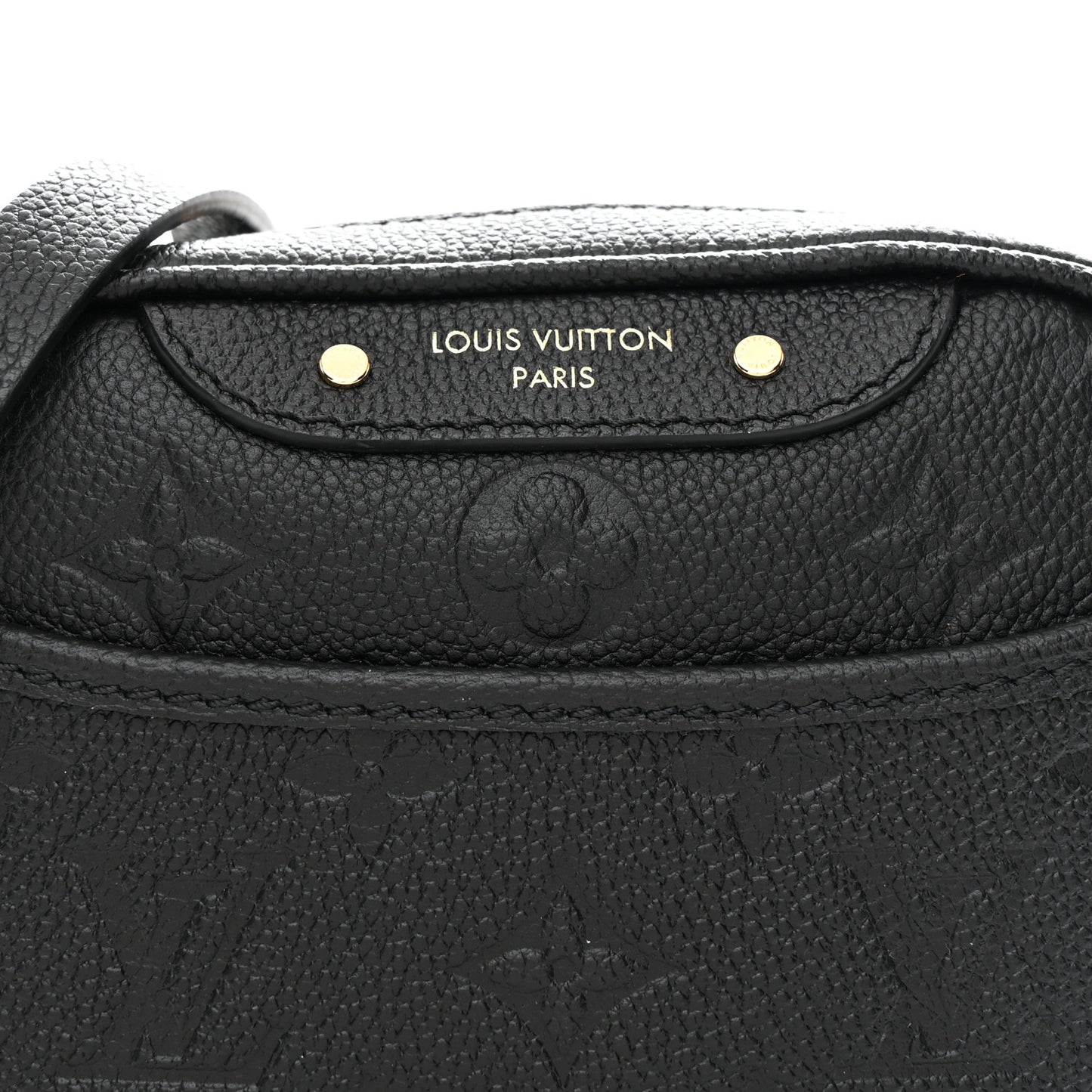 Empreinte Monogram Tiny Camera Bag Black