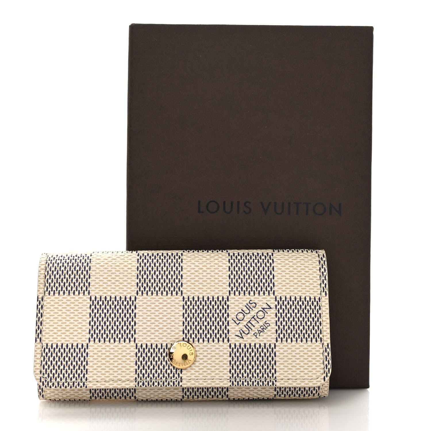 Louis Vuitton Damier Azur Multicles 4 Key Holder 7 of 7