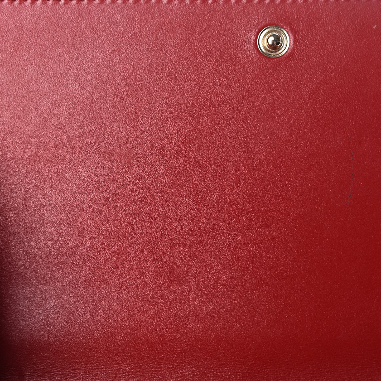 Guccissima Signature Bowy Chain Wallet Hibiscus Red