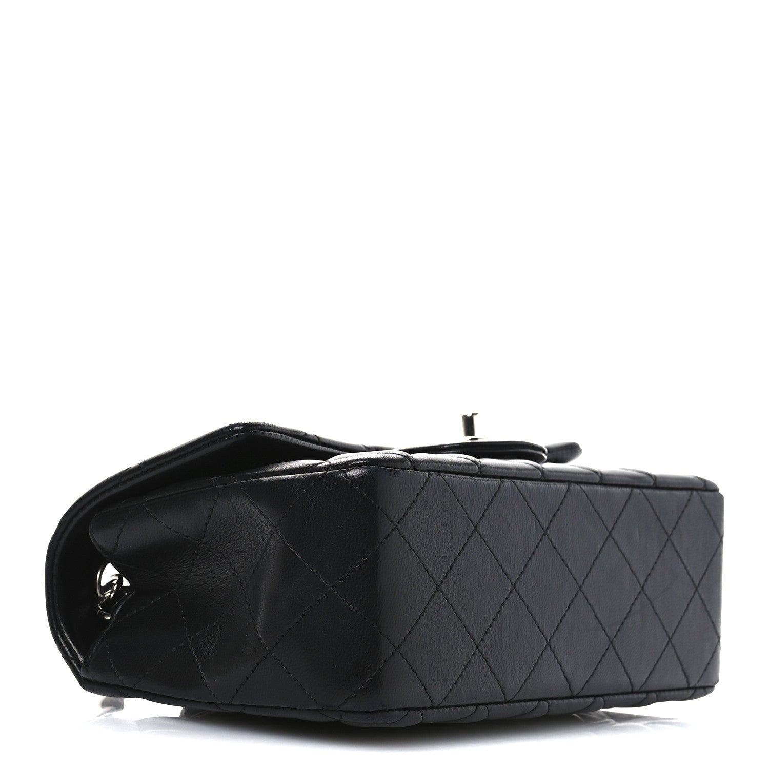 Chanel Lambskin Quilted Mini Rectangular Flap Black 4 of 11