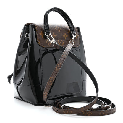 Louis Vuitton Patent Monogram Hot Springs Backpack Black 3 of 10