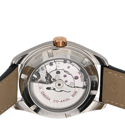 Omega Stainless Steel 18K Red Gold Alligator 41.5mm Seamaster Aqua Terra 150M Automatic Watch Grey 231.23.39.21.06.001 7 of 9