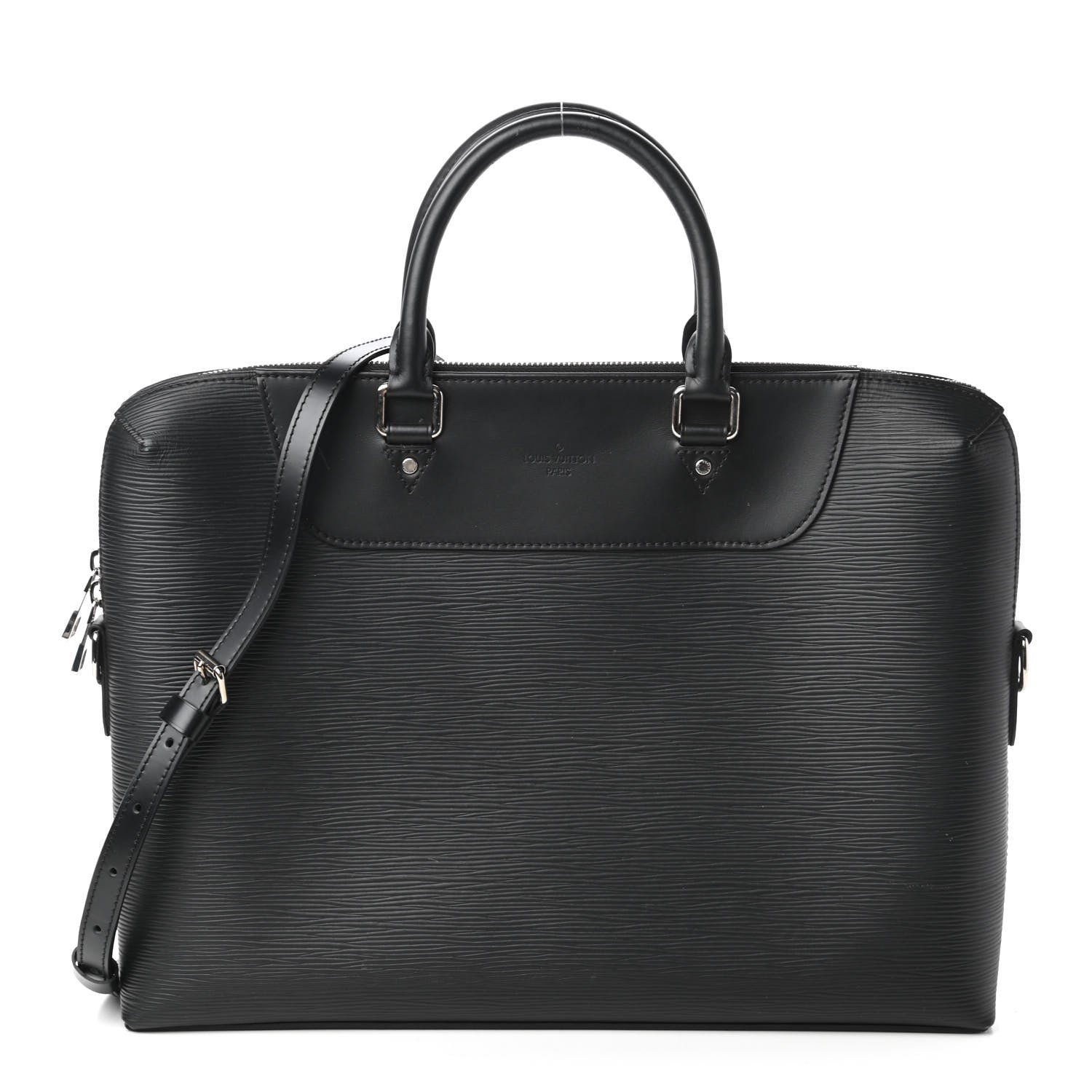 Louis Vuitton Epi Porte-Documents Jour Briefcase Black 1 of 11