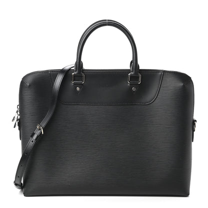Louis Vuitton Epi Porte-Documents Jour Briefcase Black 1 of 11