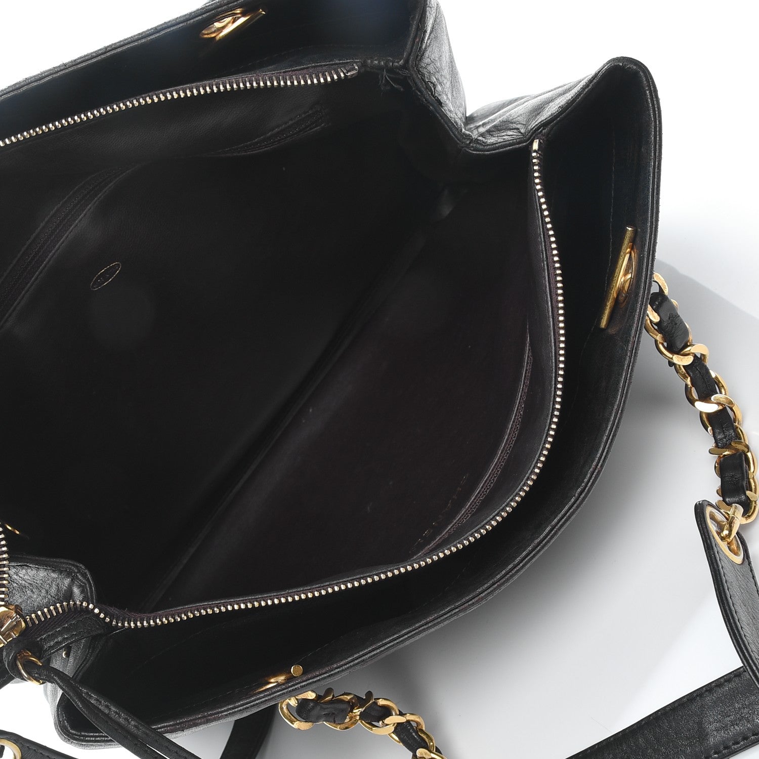 Chanel Lambskin Shoulder Bag Black 6 of 14