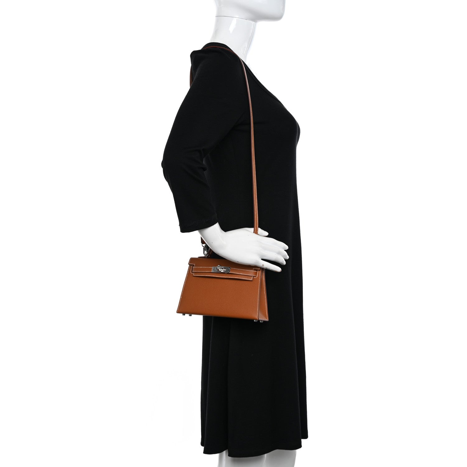 Hermes Epsom Mini Kelly Sellier 20 Gold 2 of 12