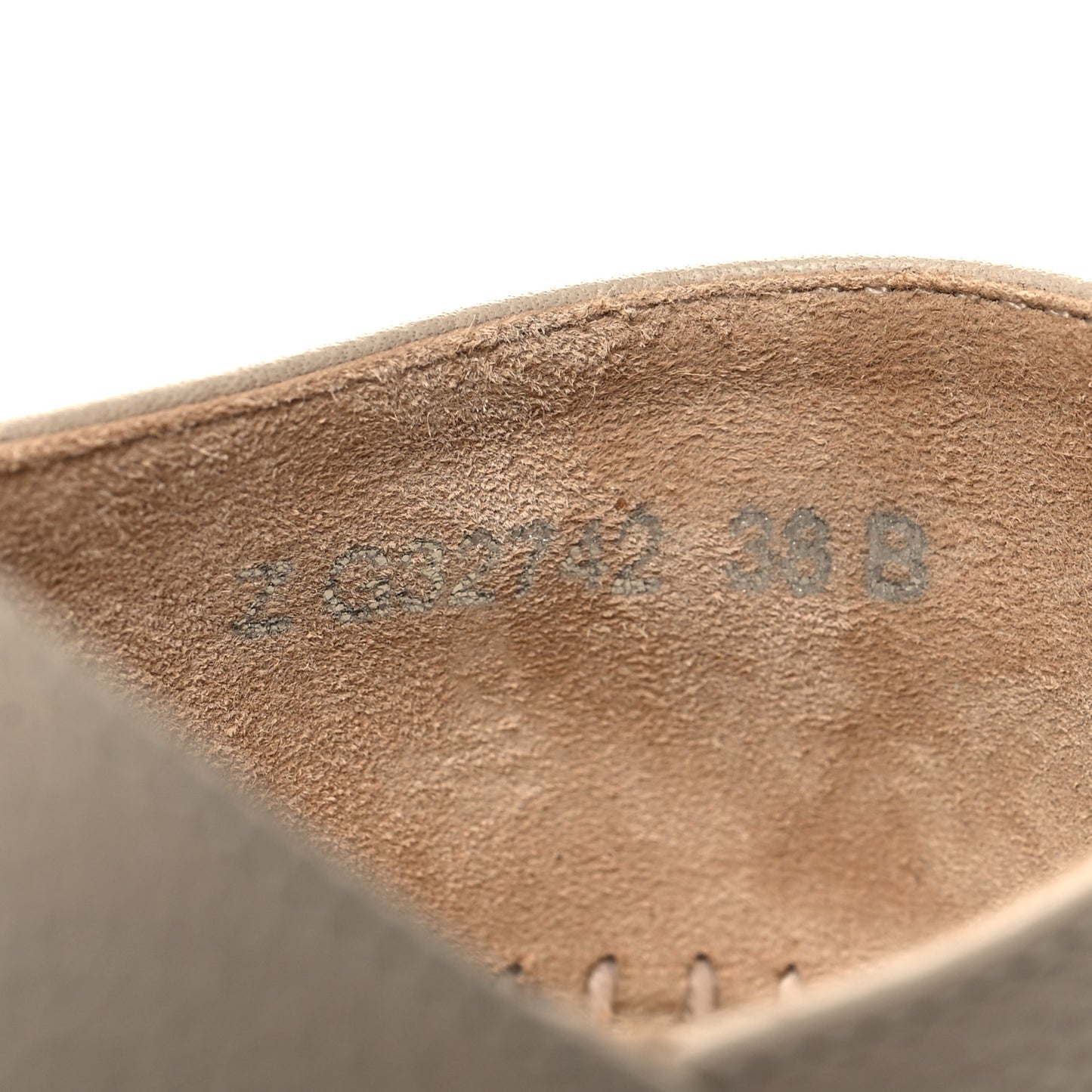 Grained Calfskin CC Espadrilles 38 Beige Black