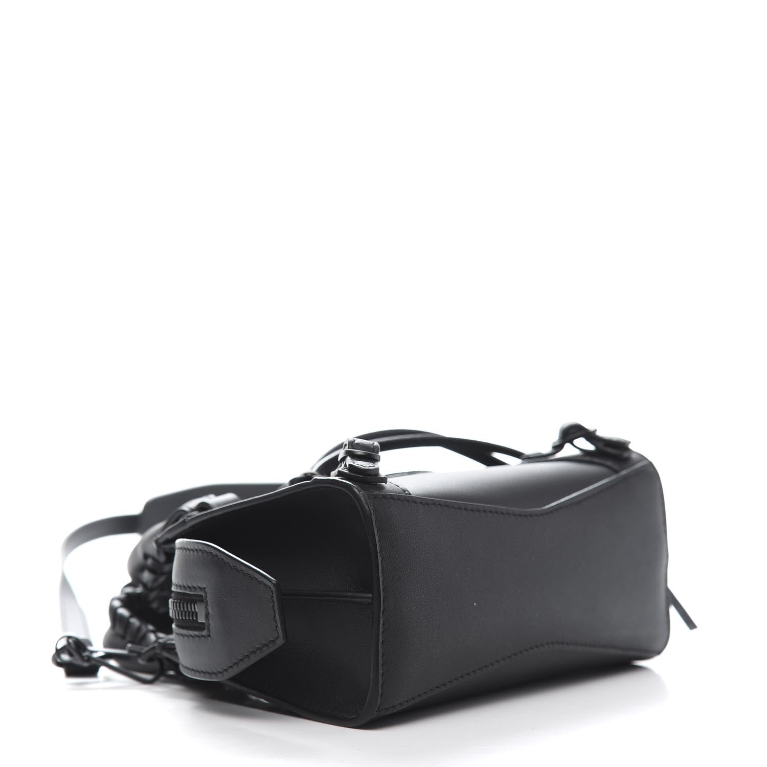 Balenciaga Smooth Calfskin Neo Classic Black Hardware Nano City Crossbody Black 4 of 9