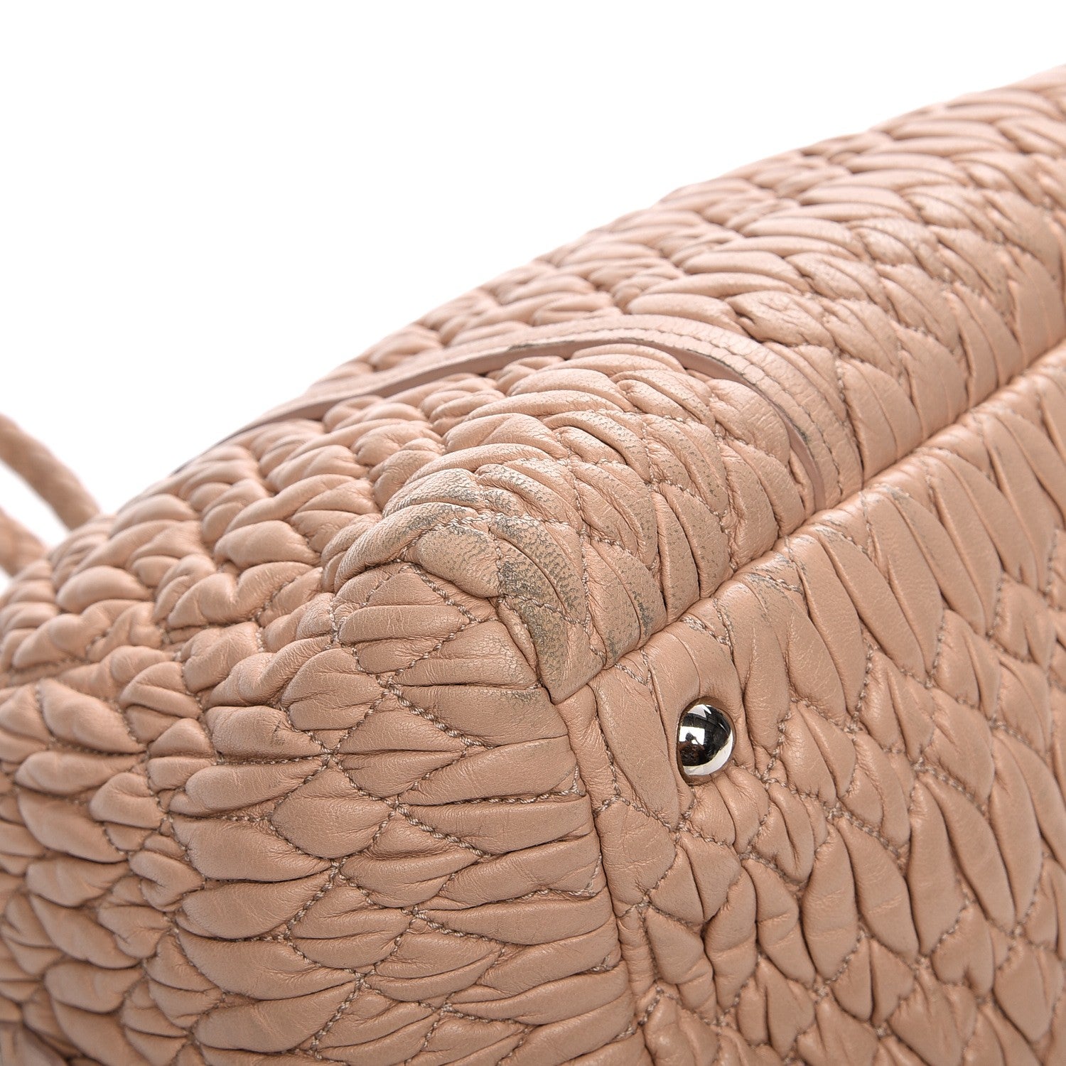 Miu Miu Nappa Matelasse Shoulder Bag Cammeo 8 of 10