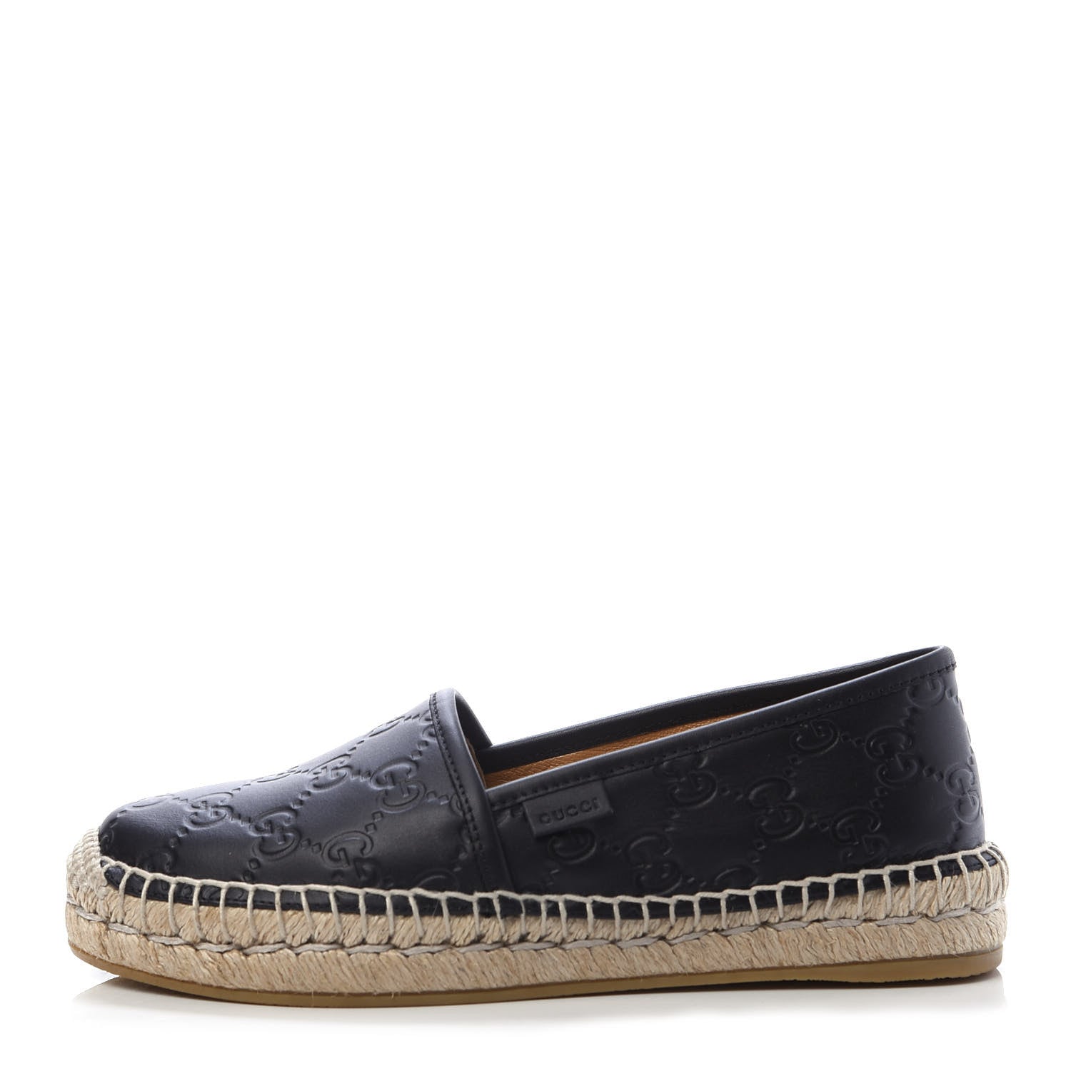 Gucci Guccissima Signature Espadrilles 35 Black 1 of 9