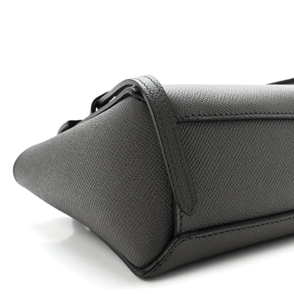 Celine Grained Calfskin Pico Belt Bag Grey 9 of 10