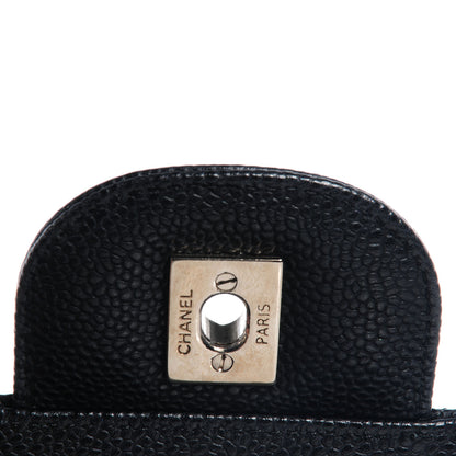 Chanel Caviar Quilted Jumbo Double Flap Black 6 of 9