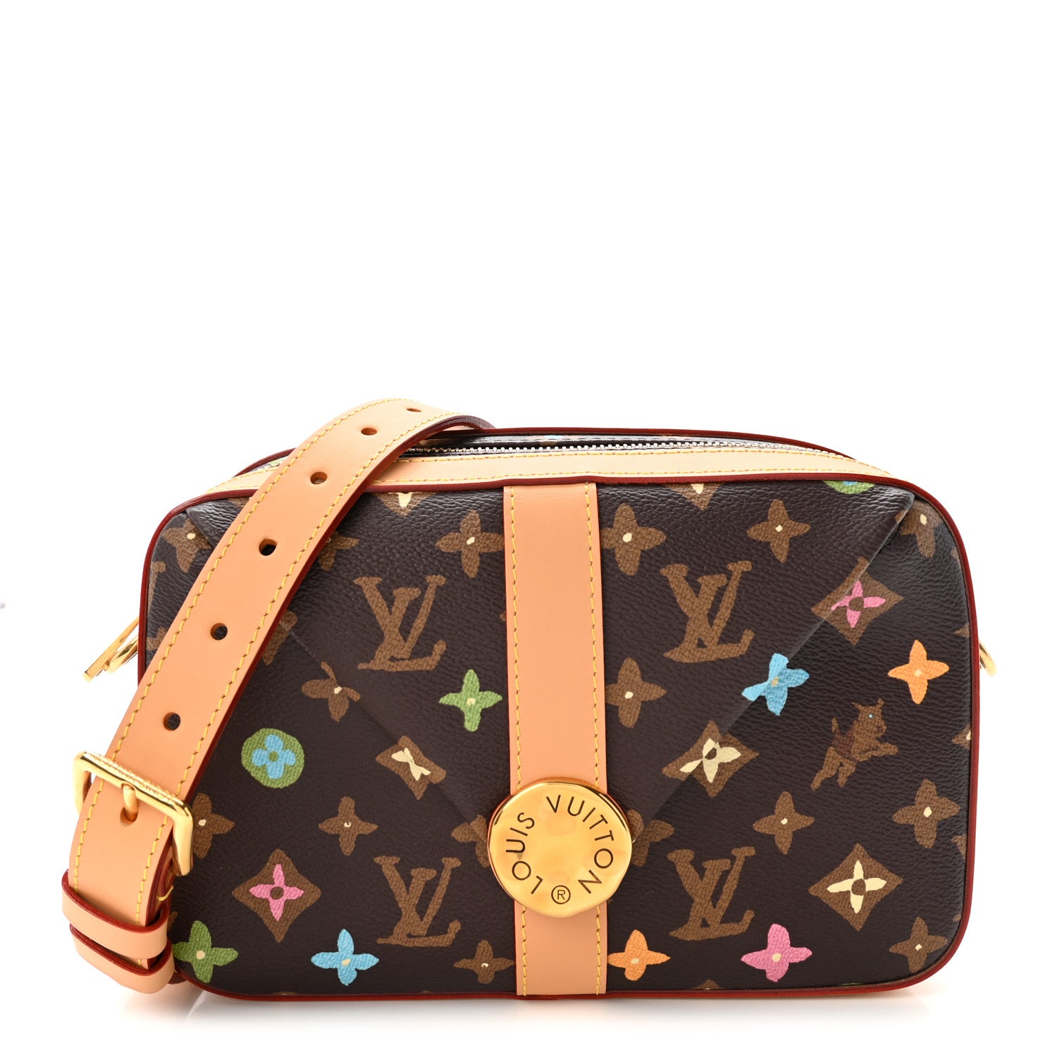 Louis Vuitton X TYLER THE CREATOR Monogram Craggy Envelope Messenger Chocolate 1 of 9