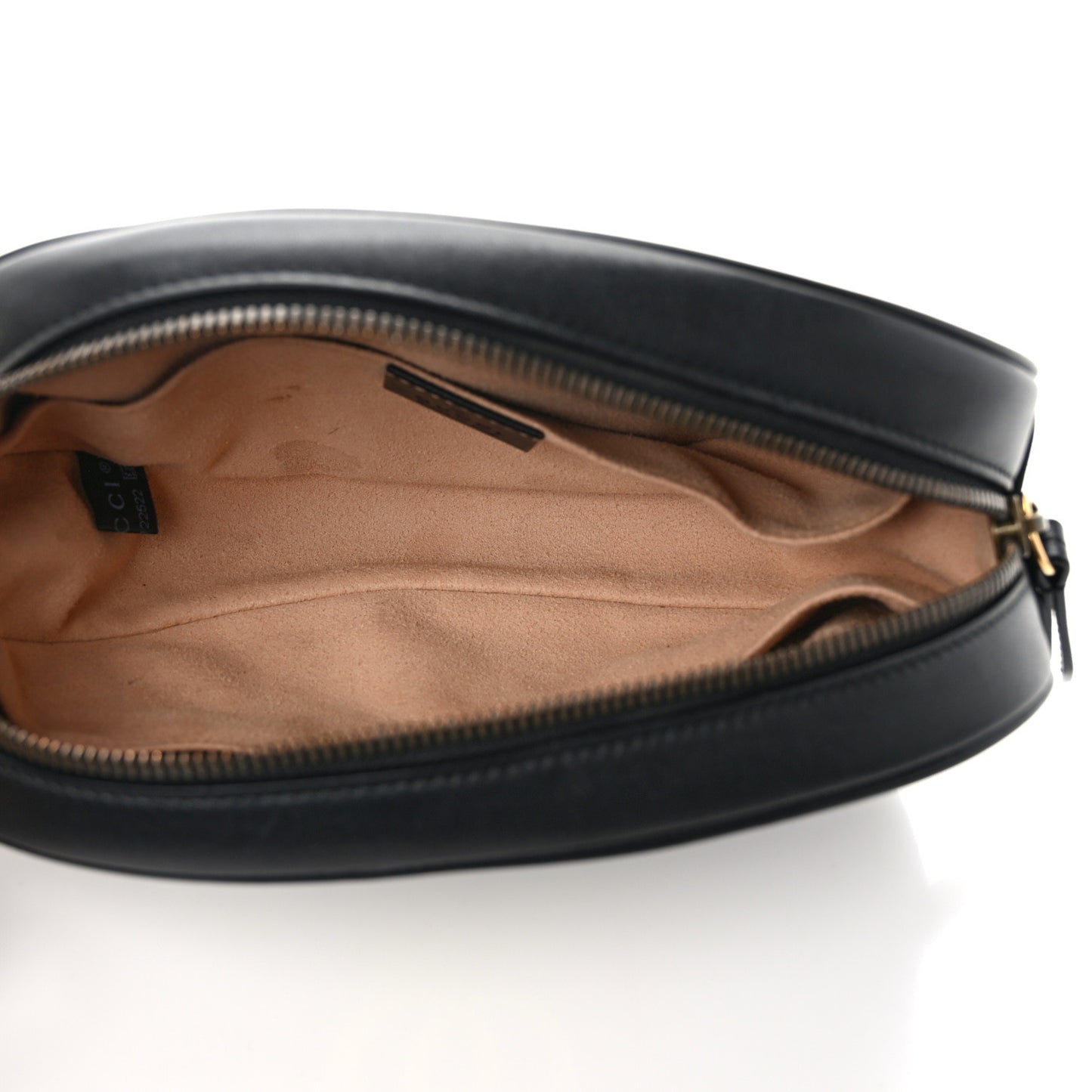 Calfskin Matelasse GG Marmont Belt Bag 95 38 Black