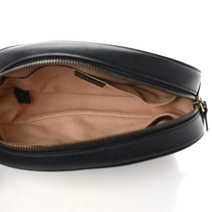 Gucci Calfskin Matelasse GG Marmont Belt Bag 95 38 Black 5 of 11