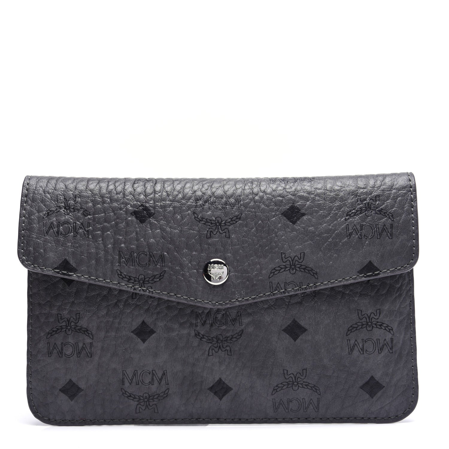 MCM Visetos Pouch Phantom Grey 1 of 10