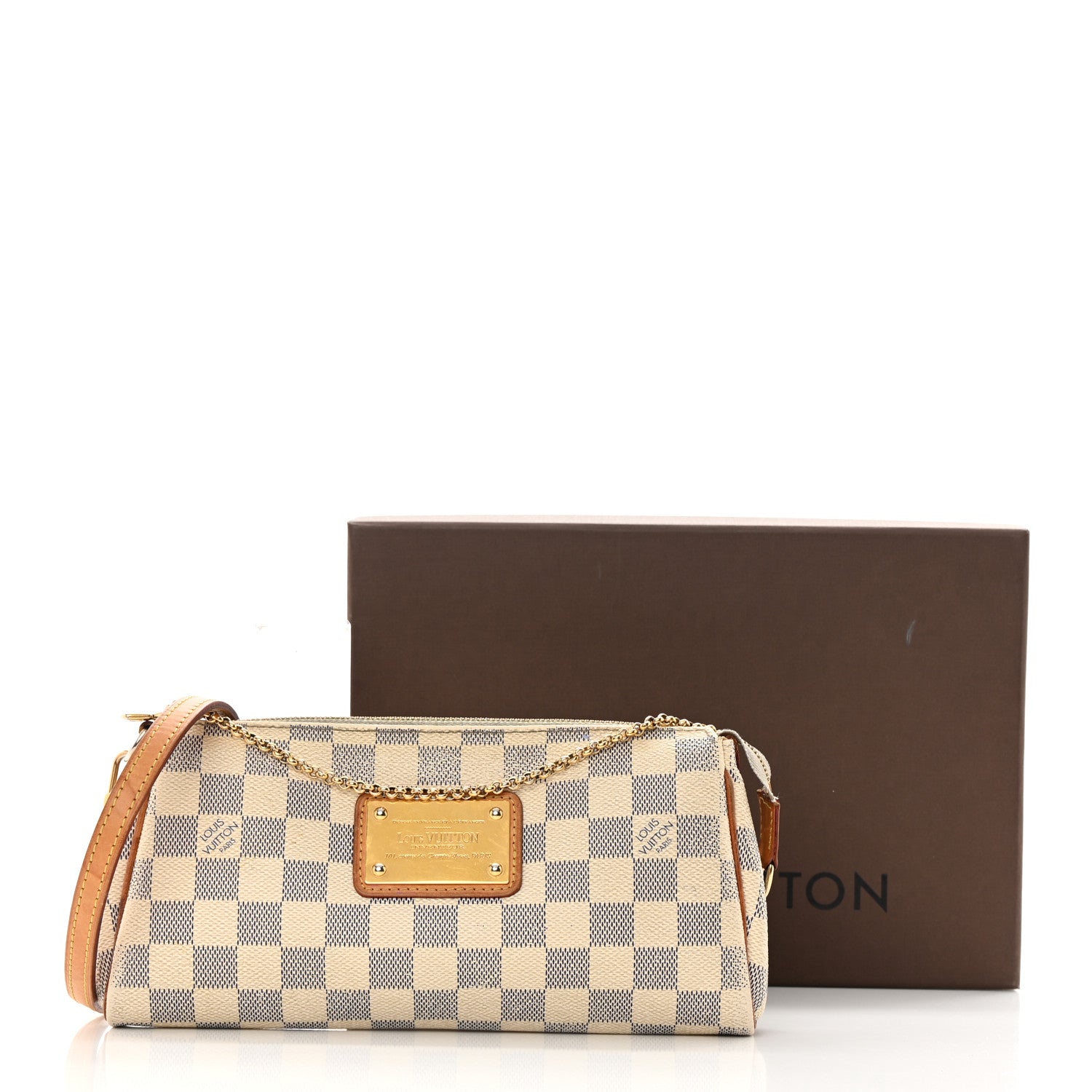 Louis Vuitton Damier Azur Eva Clutch 16 of 16