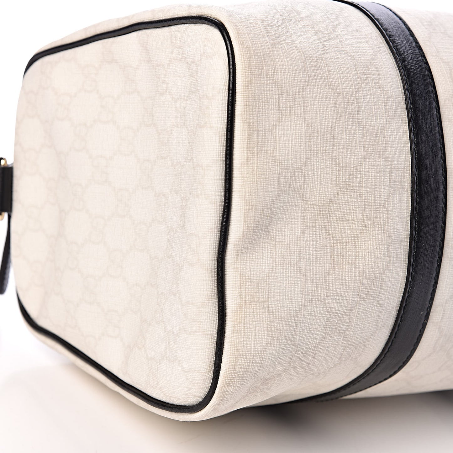 GG Plus Monogram Medium Joy Boston White Black