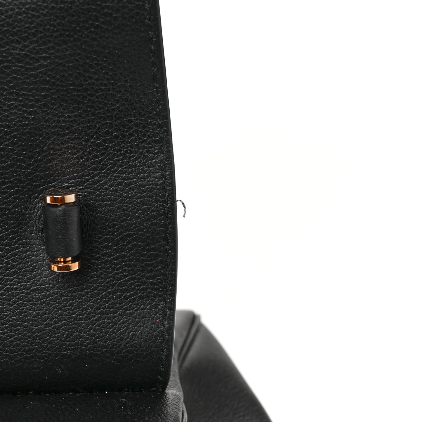 Grained Calfskin Small La Medusa Top Handle Bag Black