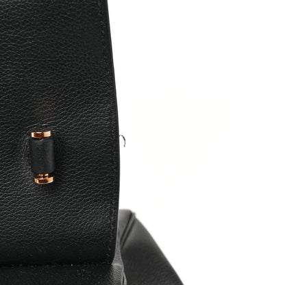 Versace Grained Calfskin Small La Medusa Top Handle Bag Black 8 of 12