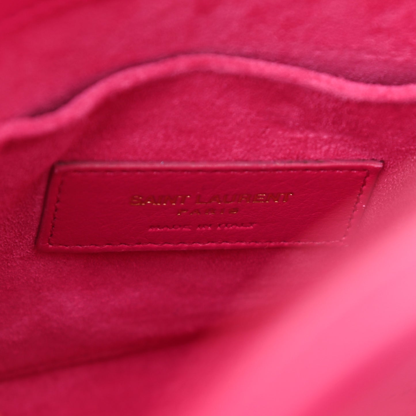 Calfskin Nano Sac De Jour Lipstick Fuchsia