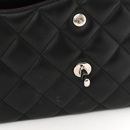 Chanel Lambskin Quilted Jumbo Double Flap Black 11 of 12