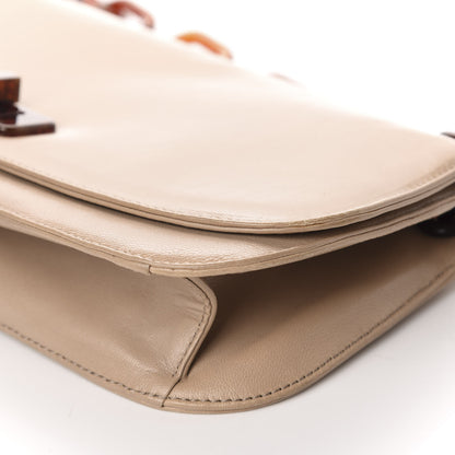 Prada Goatskin Swing Chain Shoulder Bag Beige 7 of 10
