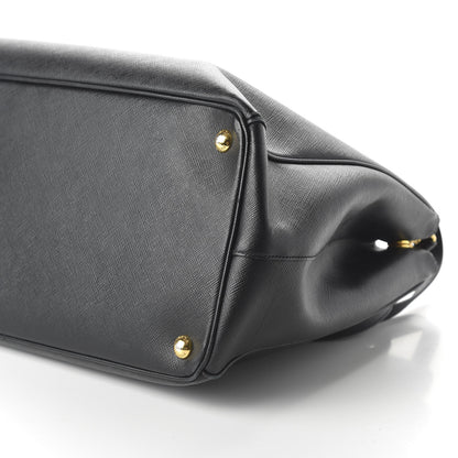 Prada Saffiano Large Galleria Double Zip Tote Black 7 of 12
