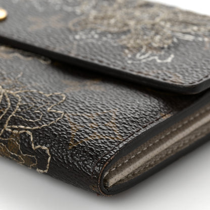 Louis Vuitton Monogram Dentelle Sarah Wallet Silver 10 of 10