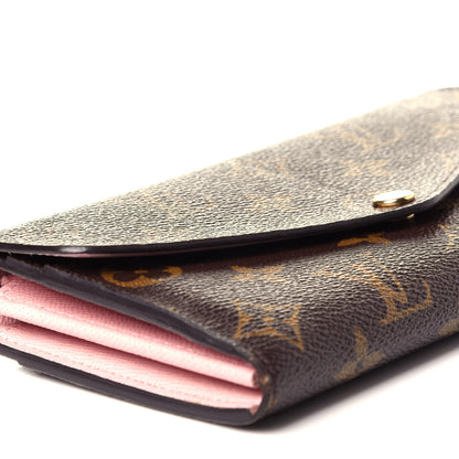Louis Vuitton Monogram Sarah Wallet NM Rose Ballerine 7 of 10