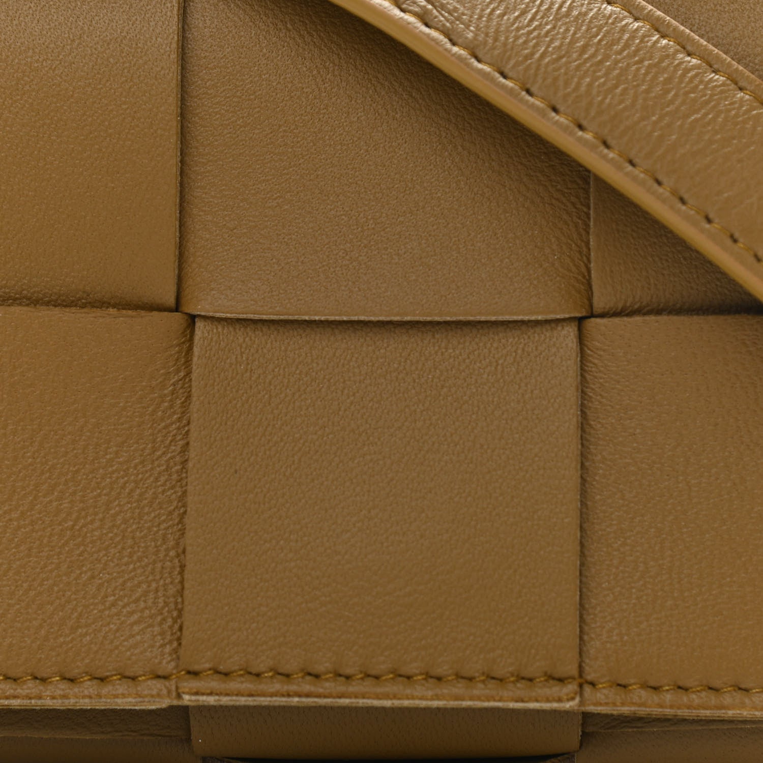 Bottega Veneta Lambskin Maxi Intrecciato Extra Mini Cassette Crossbody Bag Acorn 7 of 9