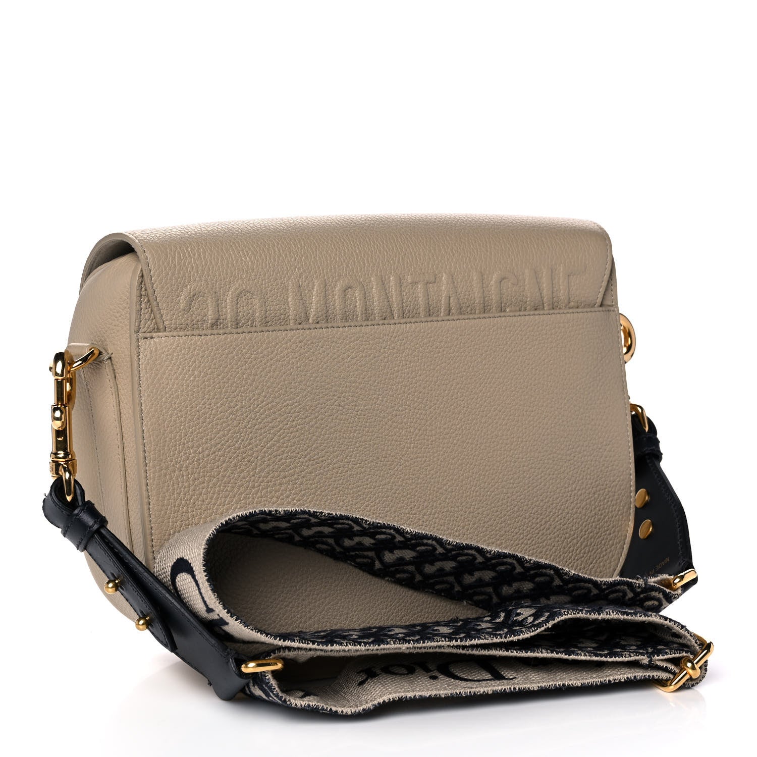 Christian Dior Grained Calfskin Large Bobby Flap Beige 2 of 12
