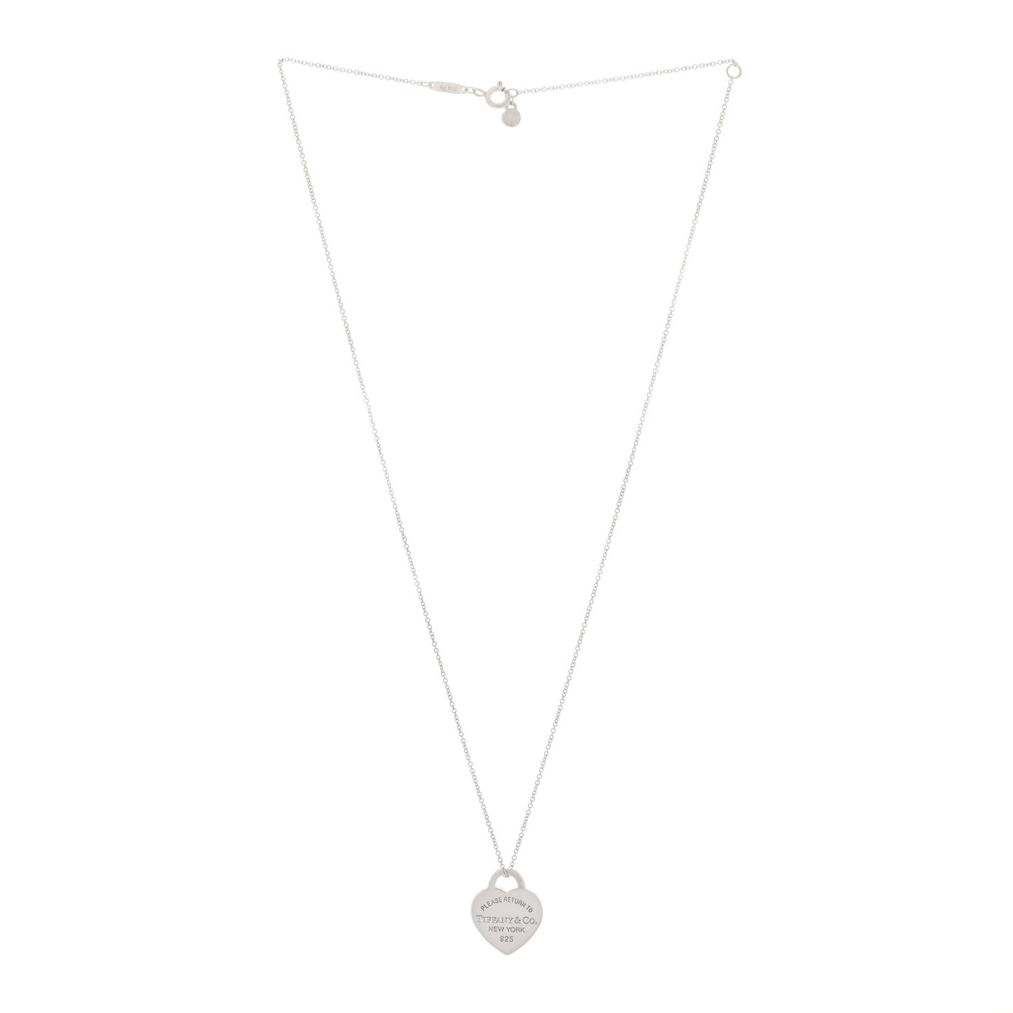 Sterling Silver Small Return To Tiffany Heart Pendant Necklace