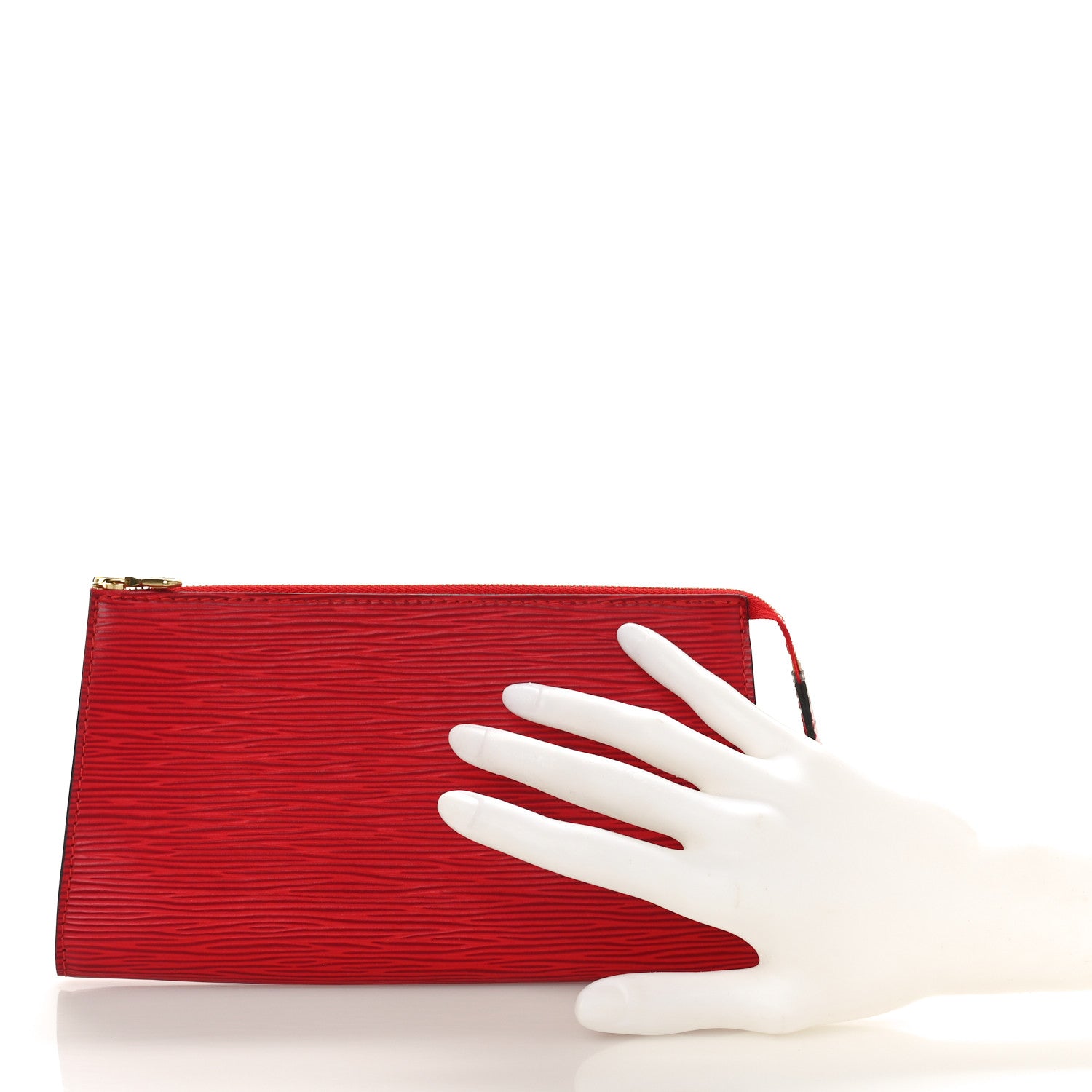 Louis Vuitton Epi Pochette Accessories 21 Castillan Red 2 of 8