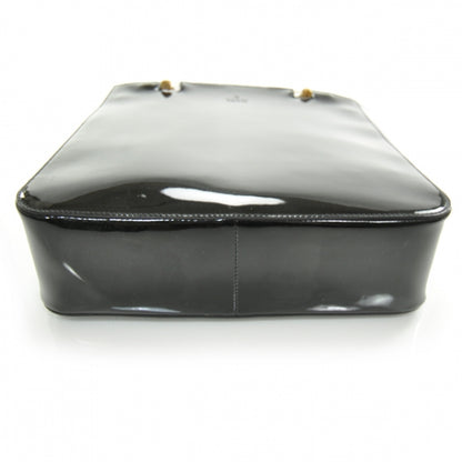 Gucci Patent Leather Bamboo Handbag Black 4 of 10