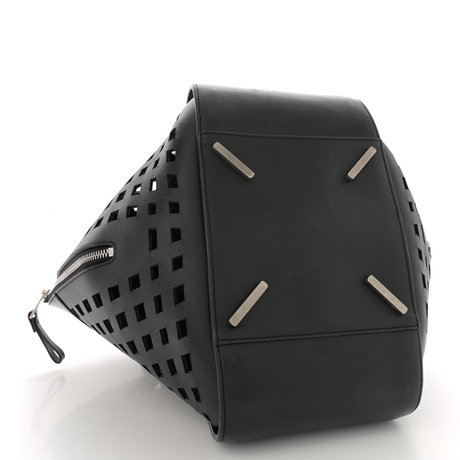 Loewe Calfskin Medium Tulip Hammock Shoulder Bag Black 5 of 15