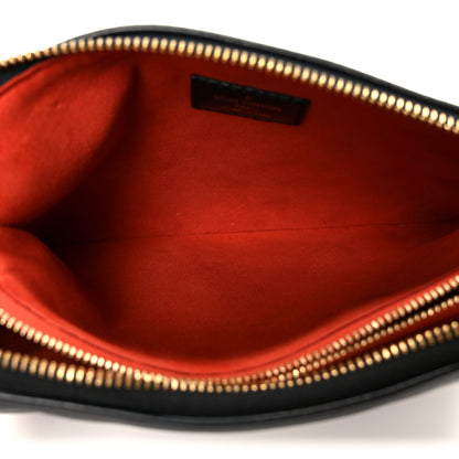 Louis Vuitton Lambskin Embossed Monogram Coussin BB Black Black 5 of 13