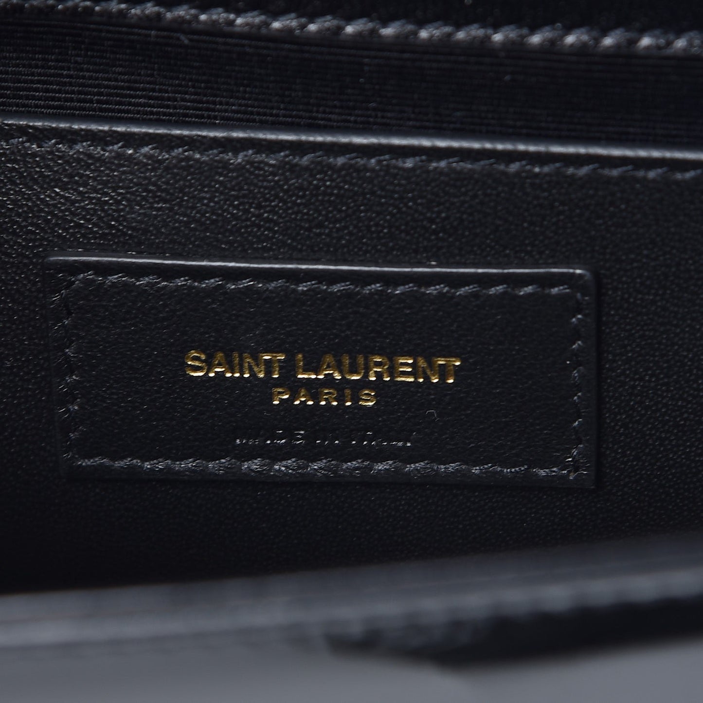 Patent Small Monogram Kate Satchel Black