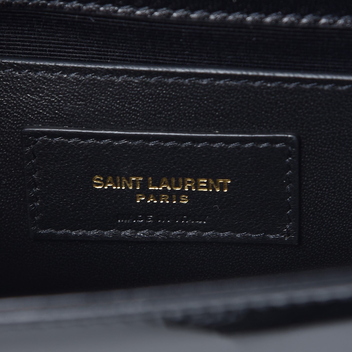 Saint Laurent Patent Small Monogram Kate Satchel Black 6 of 8