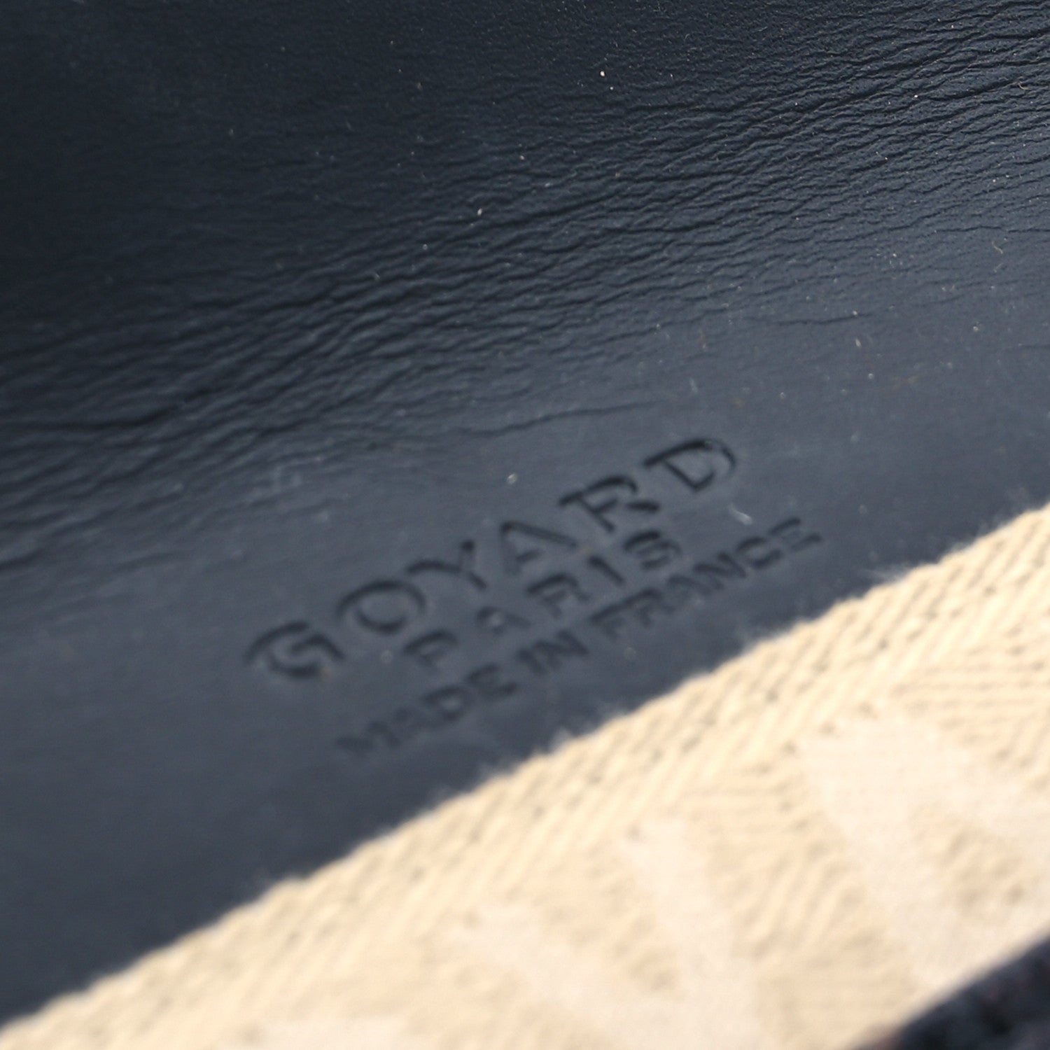 Goyard Goyardine Monte Carlo Bois Clutch Black 7 of 8