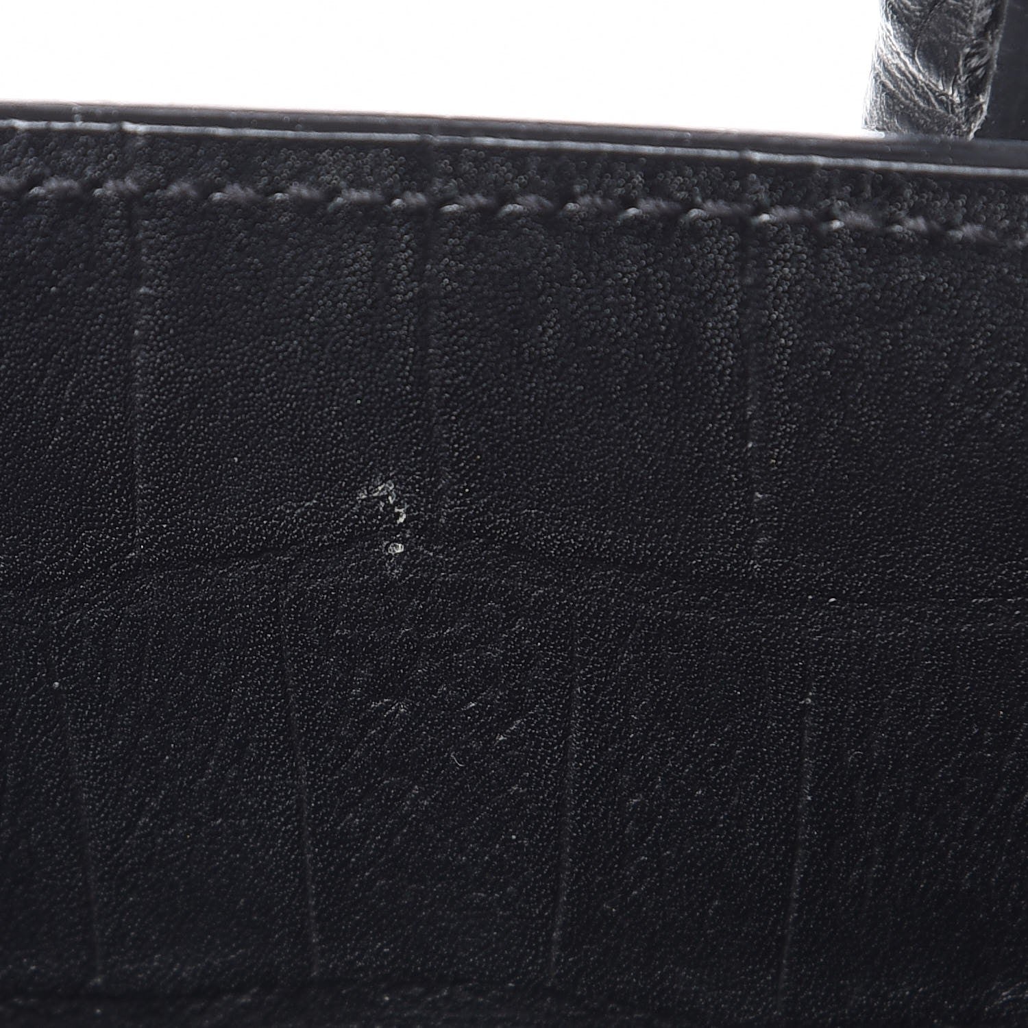 Saint Laurent Calfskin Crocodile Embossed Large Sac De Jour Carryall Black 10 of 10