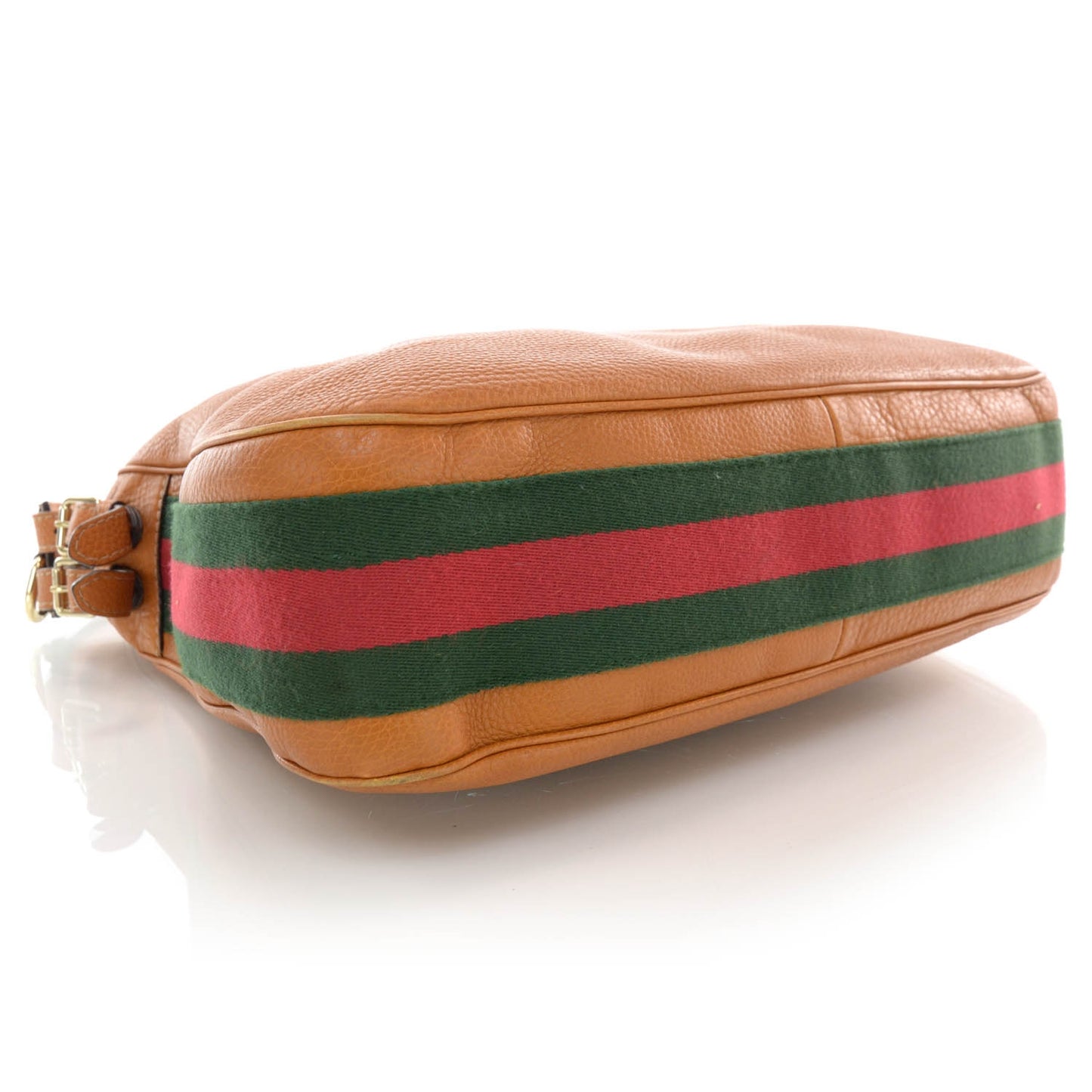 Leather Heritage Medium Shoulder Bag Light Tobacco