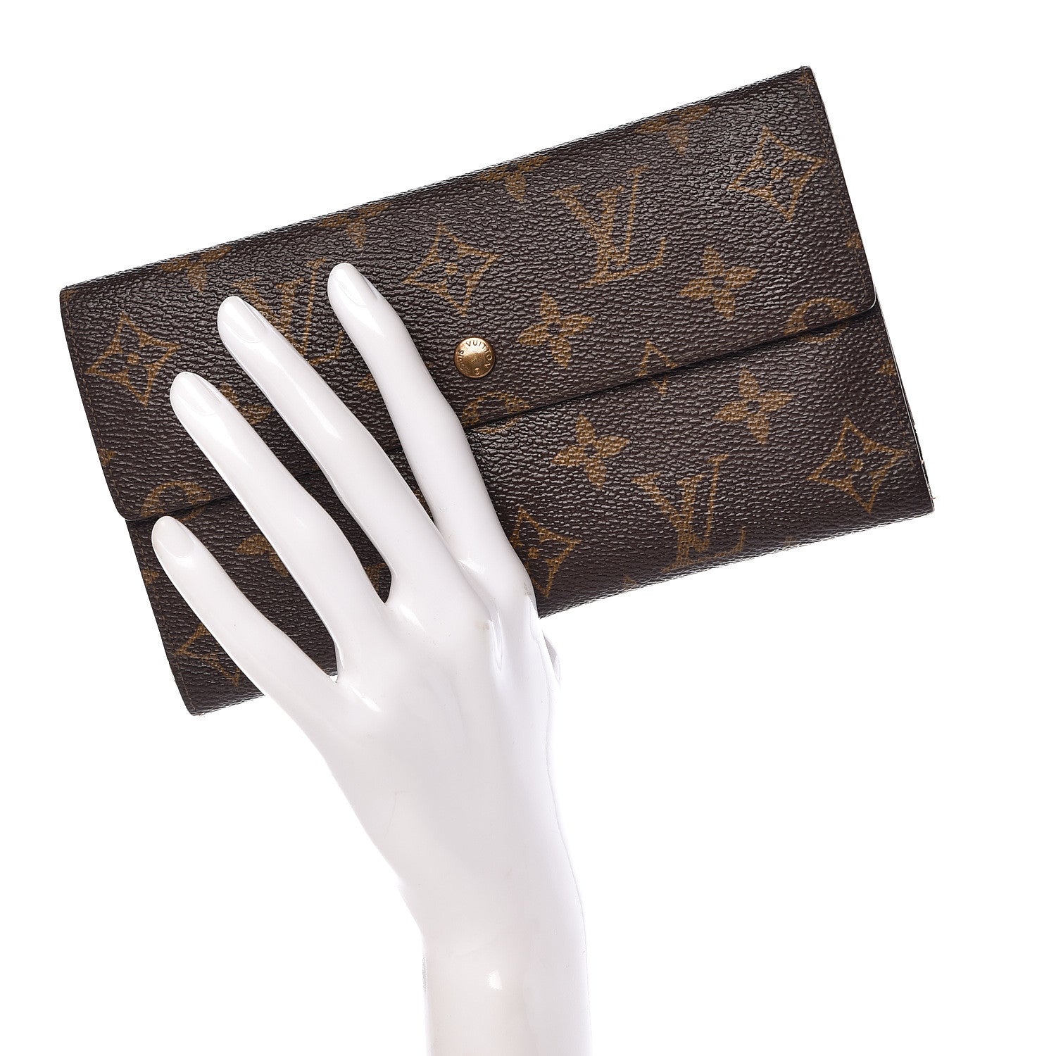Louis Vuitton Monogram Porte Tresor International Wallet 2 of 18
