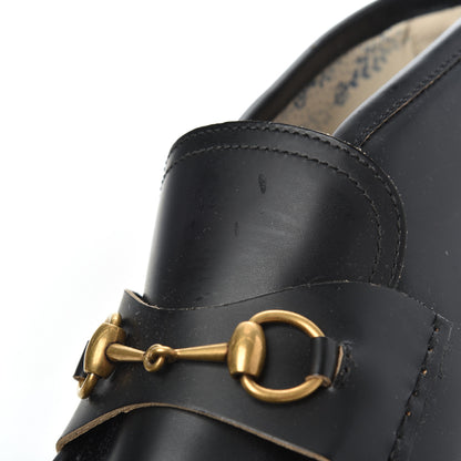 Gucci Cordovan Lux Mens Harald Horsebit Ankle Boots 10 Black 10 of 15