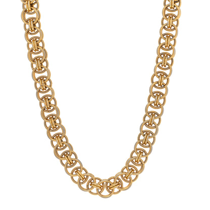 Chanel Metal Coco Chanel Link Short Necklace Gold 1 of 7