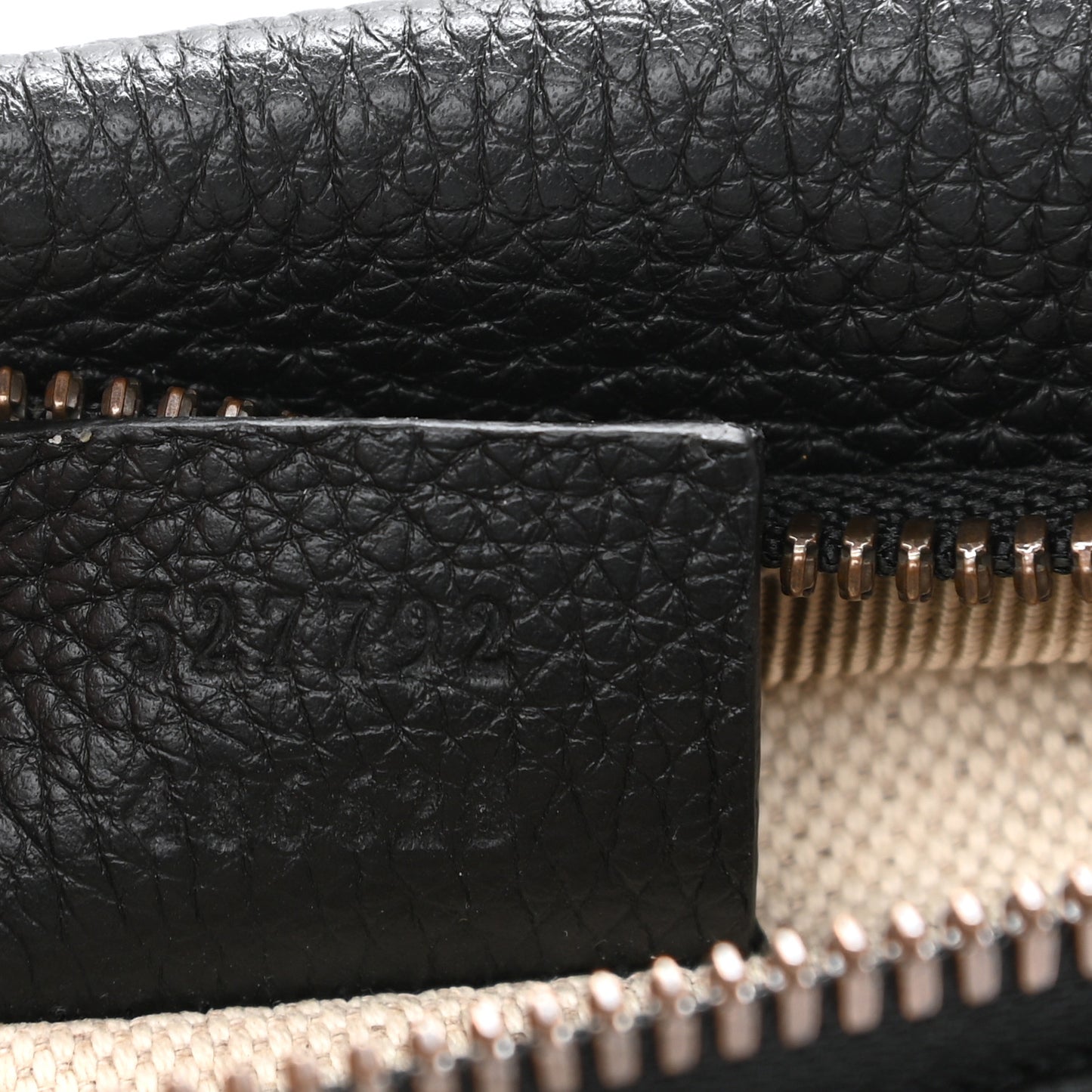 Grained Calfskin Small Logo Belt Bag Black